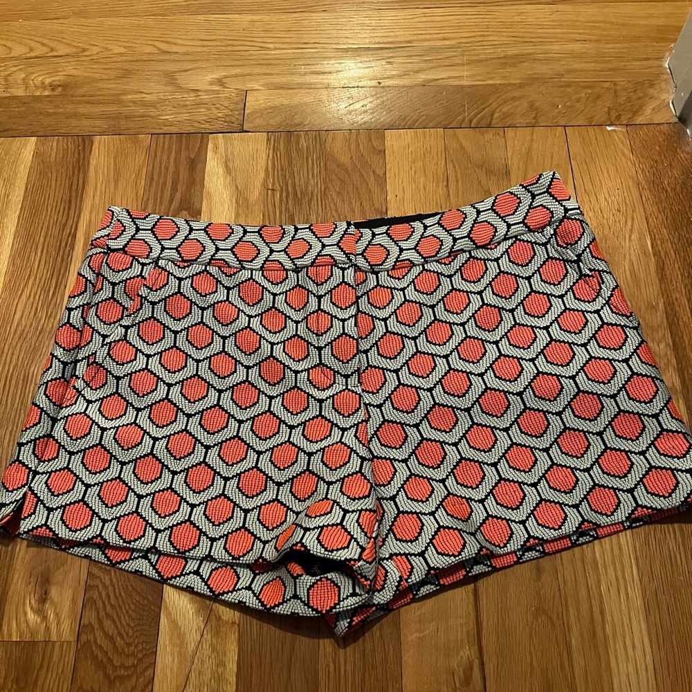 EUC Trina Turk Neon Geo Shorts